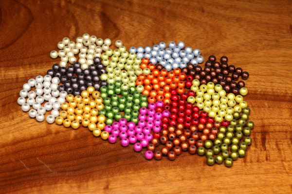 Hareline 3D Beads with epoxy-like shine for streamer fly enhancement